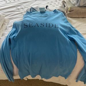 blue seaside long sleeve